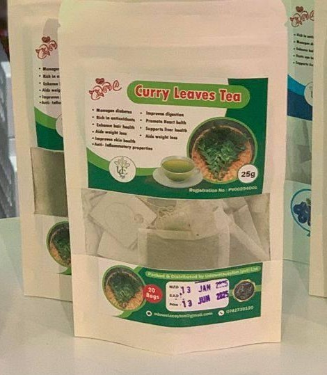 Uduwela Ceylon Organic Curry Leaves Tea – 20 Sachets (25g)