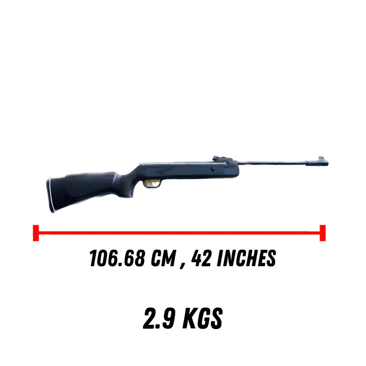 View WTS Thomson Sport 800 BLACK Cal.177 Air Rifle image