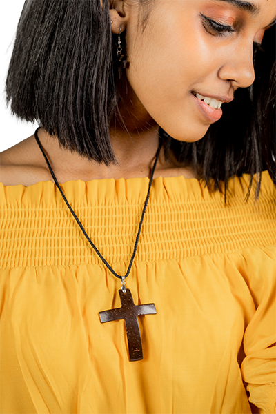 View Cross shape necklace image