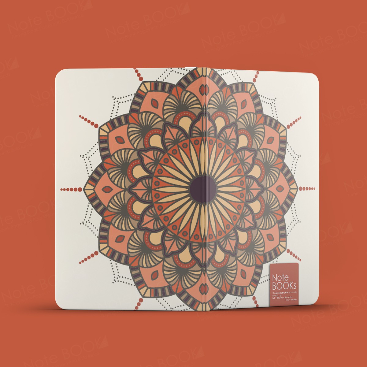 View Mandala Art Perfect Bound Notebook – Aesthetic Journal for Mindfulness, Sketching & Writing (Notebook design NB00448) image