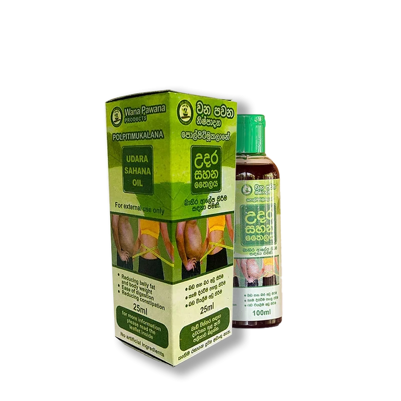 Udara Sahana Oil – Herbal Abdominal & Weight Reduction Oil