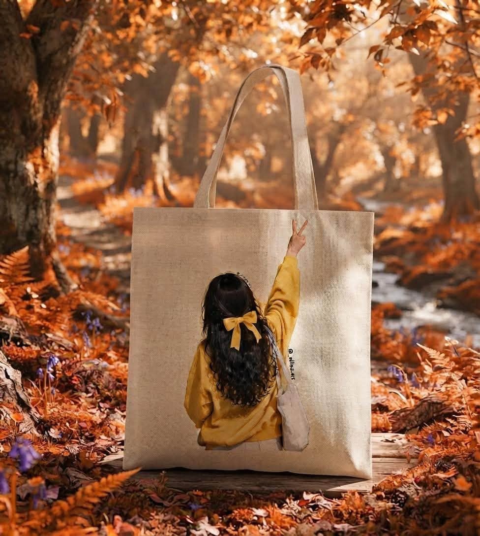 Custom Printed Tote Bag – 14 × 15.5 Inch