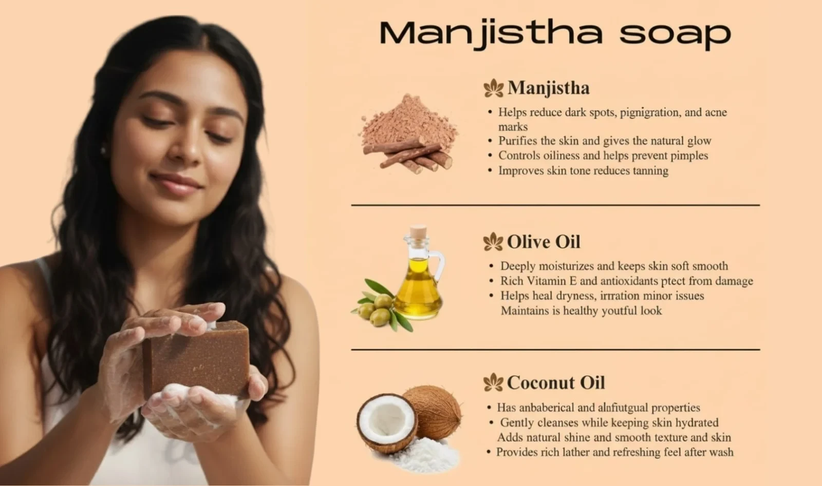View Nava Herbal Manjistha Soap – Natural Skin Purifying Herbal Soap image