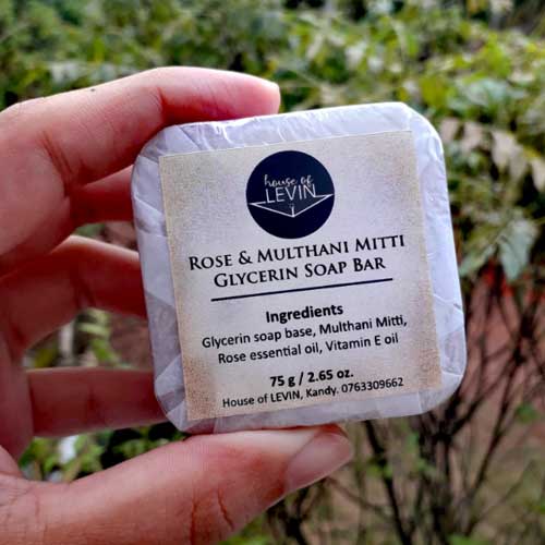 View Rose & Multani Mitti Glycerin Soap Bar - 75g image