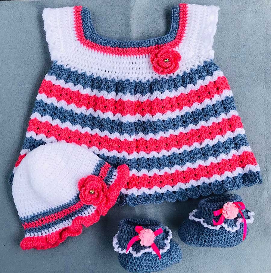 Handama Crochet Baby Dress