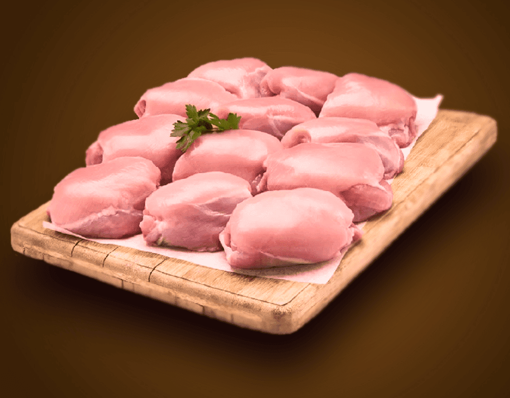 CHICKEN THIGH SKINLESS BONE-IN 500G
