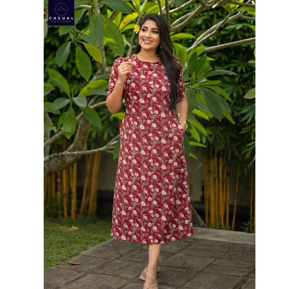 View Long Floral Dress CF 100167 image