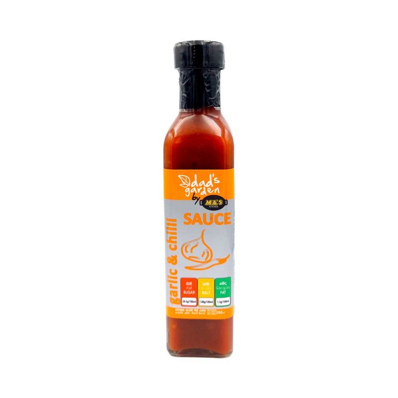 Dad's Garden Garlic & Chilli Sauce 260ml