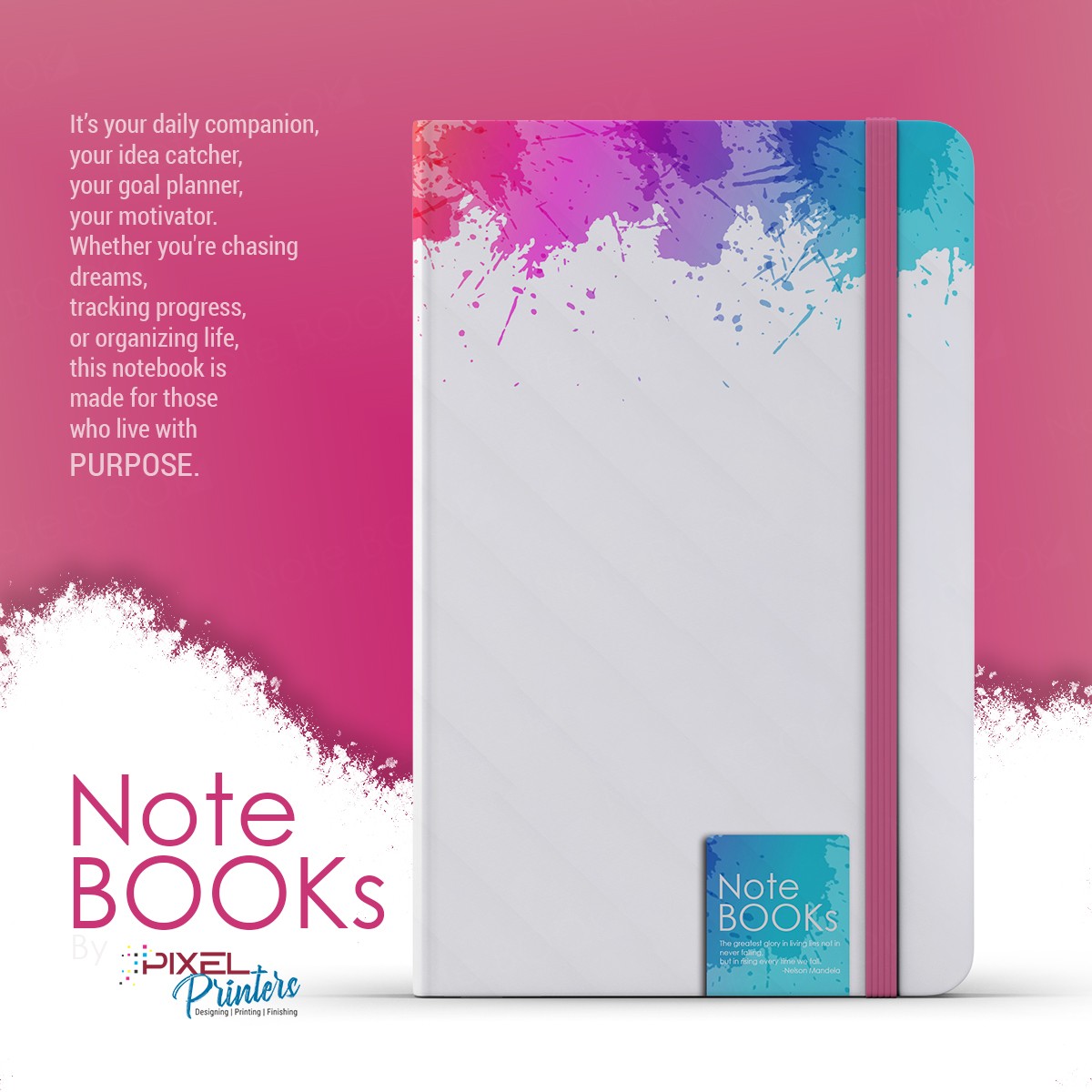 View Professional A5 Notebooks – Perfect Binding for a Flawless Look (Notebook design NB00456) image