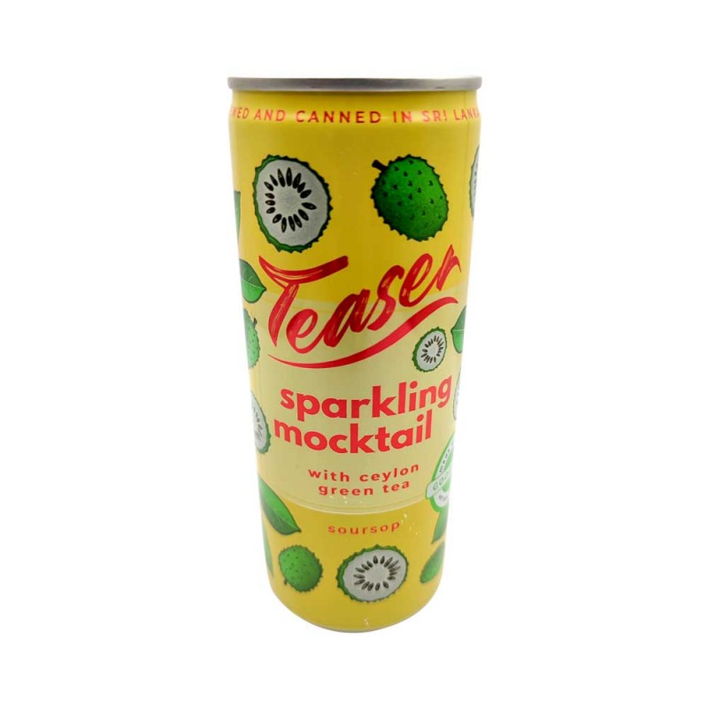 Teaser Sparkling Mocktail Soursop - With Green Tea 250ml