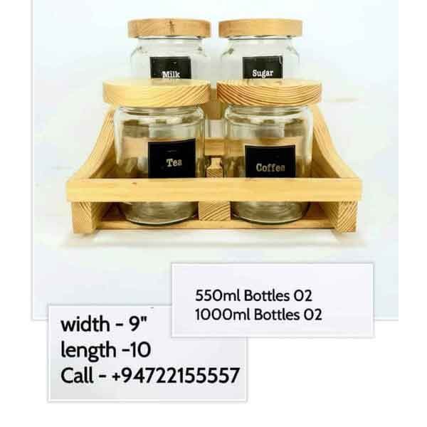 Wooden Bottle Rack