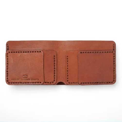 View BiFold Wallet No.02 - Brown Veg Leather image