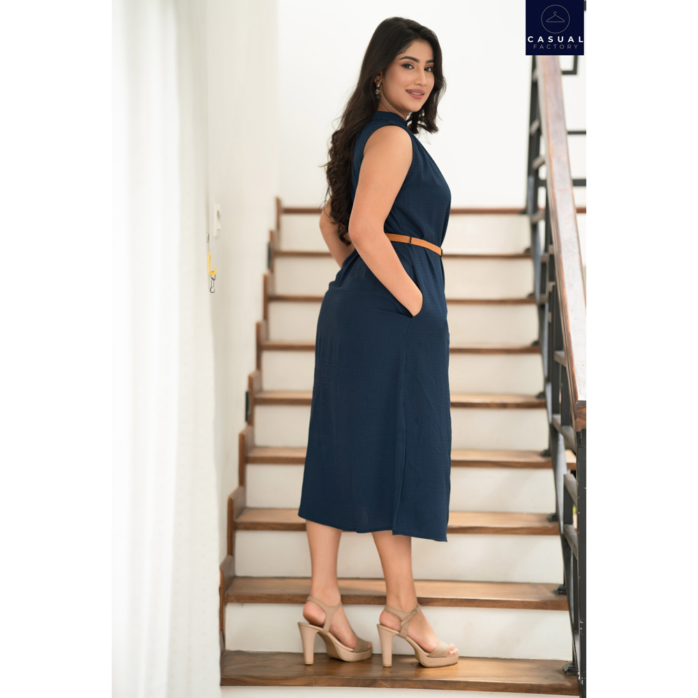 View Blue Sleeveless Dress CF 10031 image