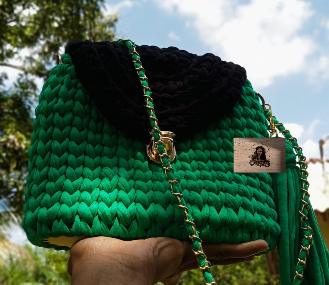 Crochet Hand Bags by Thili