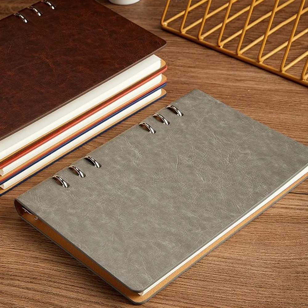 View PU Leather Loose-Leaf Notebook Binder with Hard Cover (Notebook design NB00428) image