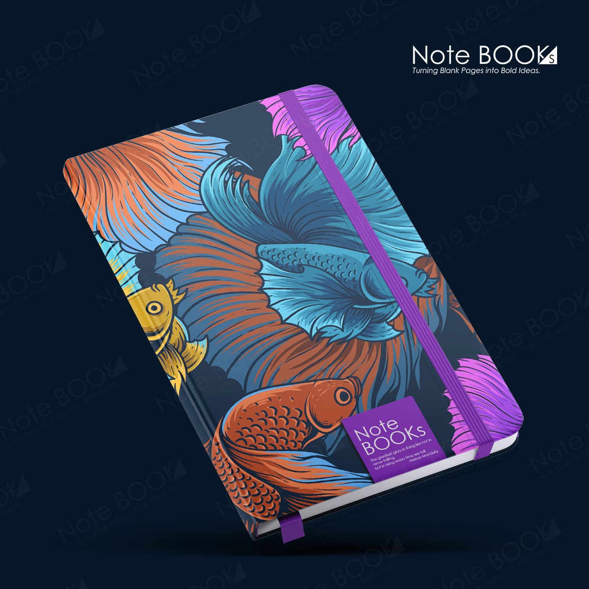 Elegant Artistic Notebook Covers – A Canvas of Creativity (Notebook design NB00402)