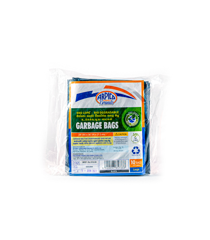 Arpico Garbage Bags XL 28*36*85 Bk