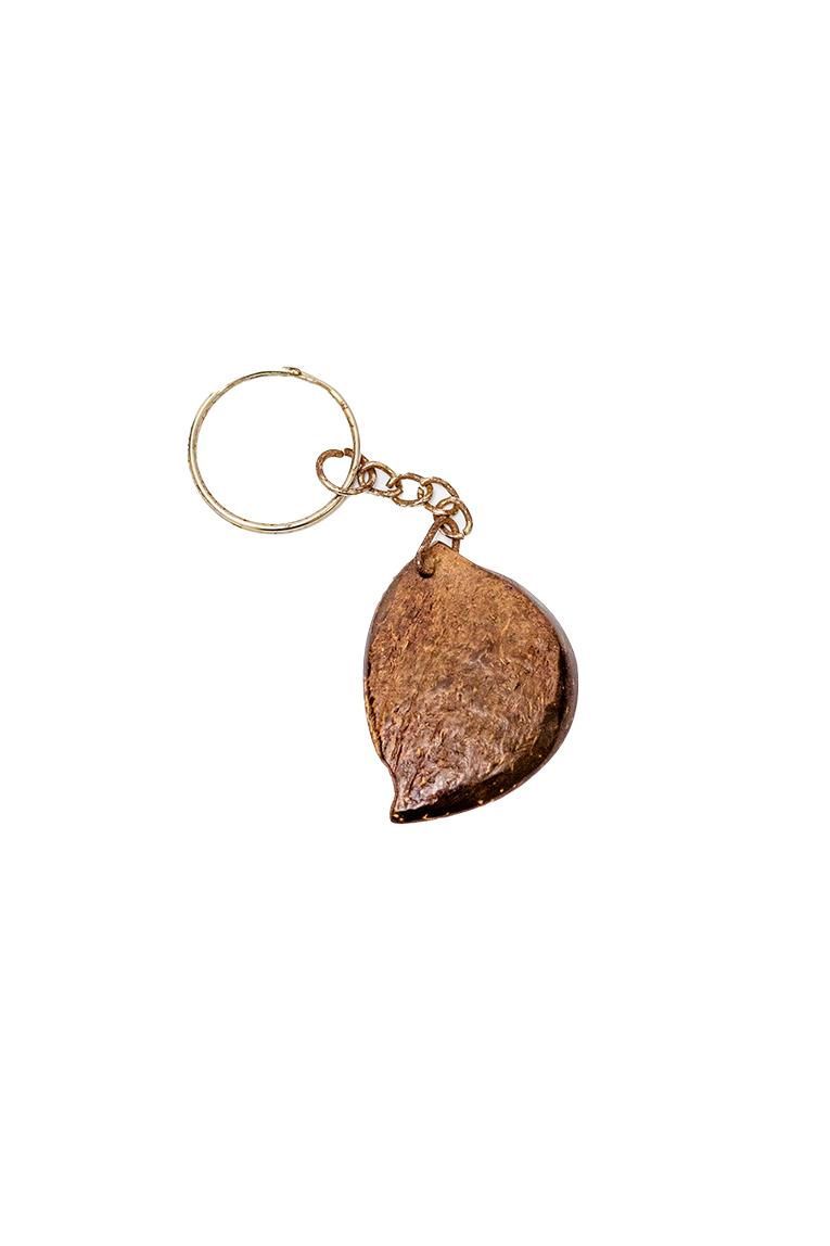 Leaf designed key tag