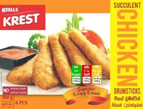 Crumbed Chicken Drumsticks 300g
