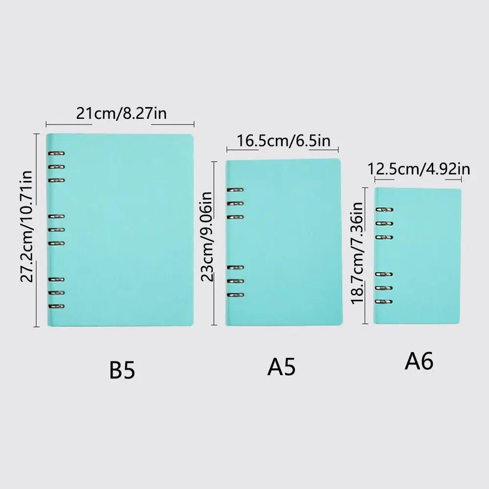 View PU Leather Loose-Leaf Notebook Binder with Hard Cover (Notebook design NB00428) image