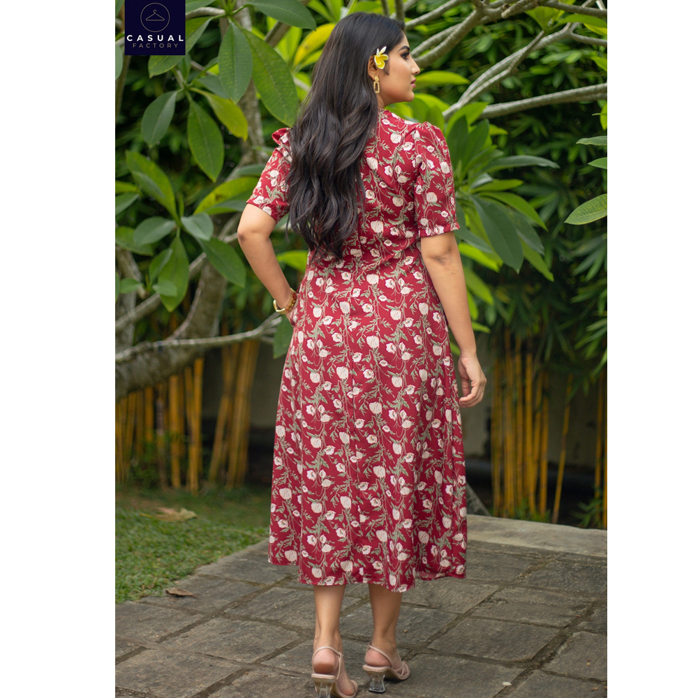 View Long Floral Dress CF 100167 image