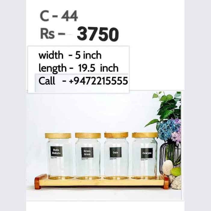 Wooden Kitchen Bottle Holder