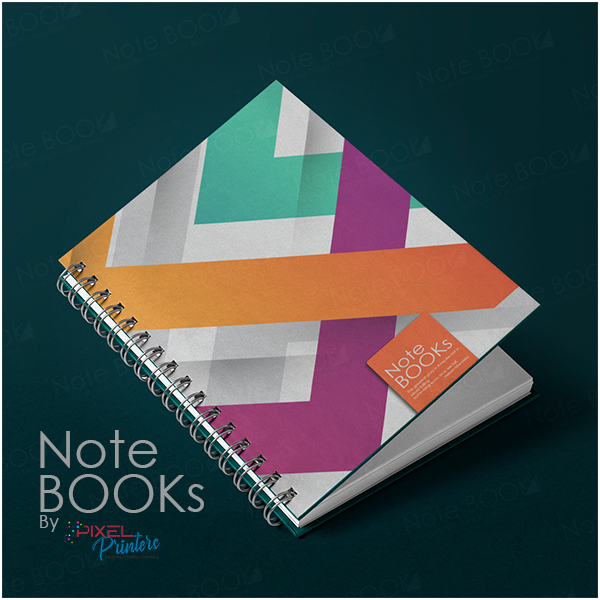 View A5 Spiral Bound Notebooks – Compact, Durable & Custom Printed (Notebook design NB00454) image