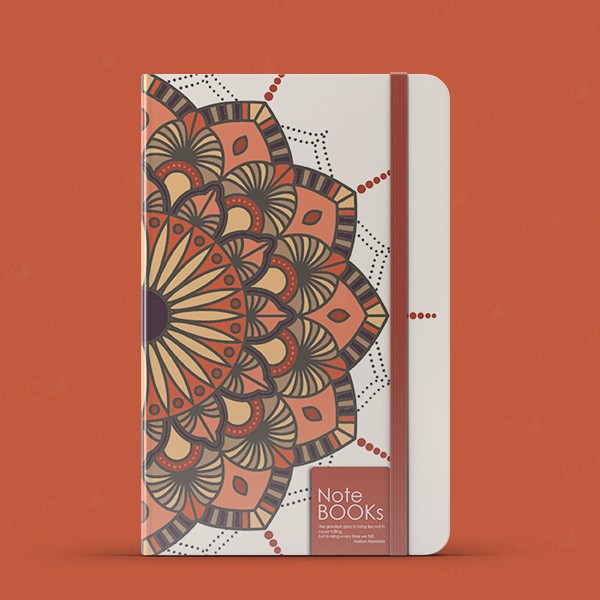 View Mandala Art Perfect Bound Notebook – Aesthetic Journal for Mindfulness, Sketching & Writing (Notebook design NB00448) image