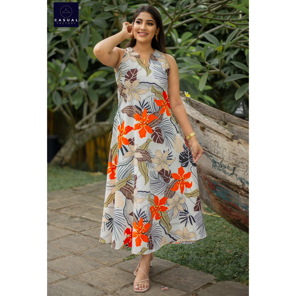 View White Maxi Dress CF 100159OF image
