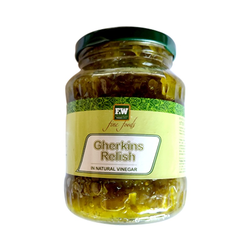 F&W Gherkin Relish 370g