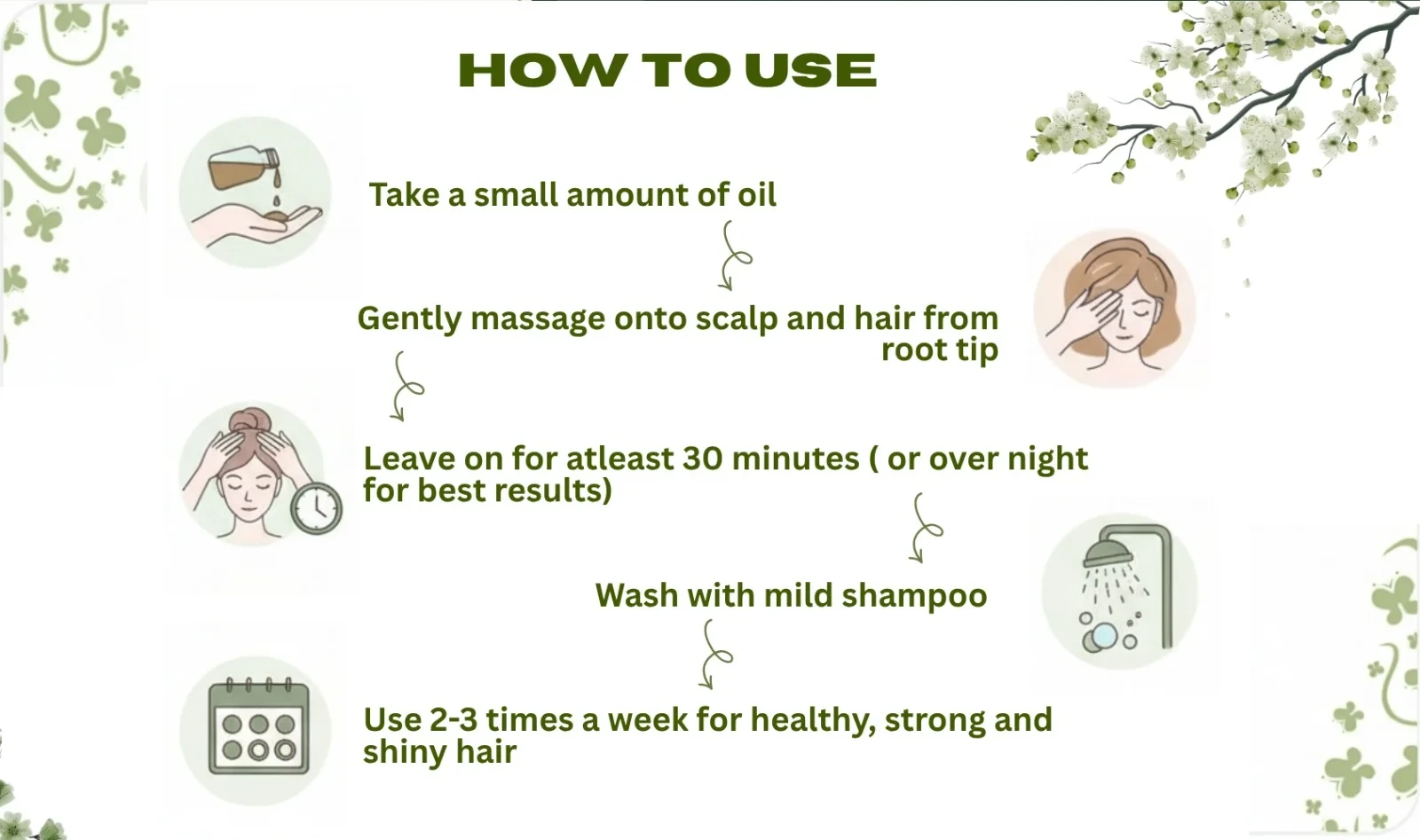View Nava Herbal Nature’s Hair Oil – Herbal Hair Strengthening & Nourishing Oil image